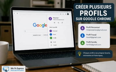 Créer plusieurs profils google chrome