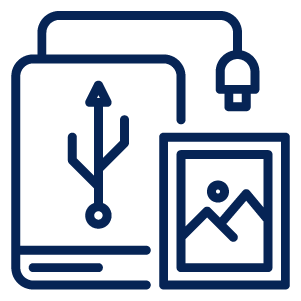 photo numeriser sauvegarde en ligne disque dur externe